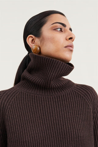 MARK TAN - Karlotta Sweater - Dark Brown