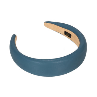 Pico Copenhagen - Emma Faux Leather Headband - Blue