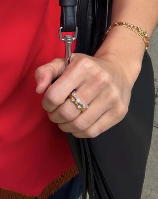 MISSOMA - Lucy Williams Stackable Tennis Ring - Silver