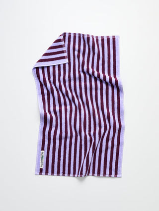 BONGUSTA - Naram Bath Towel - Wine & Lavender Blue