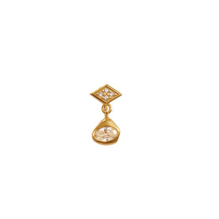 STINE A - Miss Queen Earring W/Harlekin - Gold