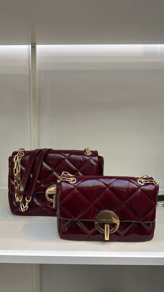 VANESSA BRUNO - Large Moon Bag - Cerise