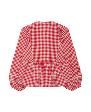 SISSEL EDELBO - Bobbie Top - Red Checks