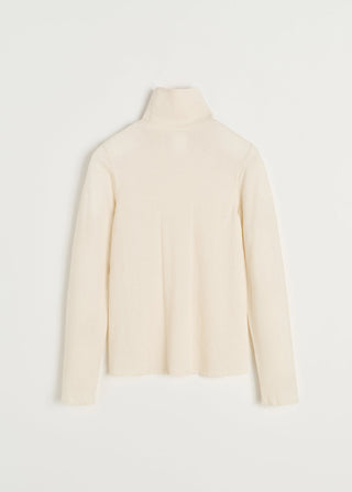 AIAYU - Gentle Turtleneck - Pure Ecru