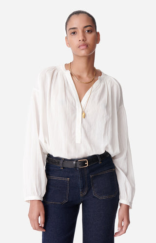 VANESSA BRUNO - Nipoa Blouse - Blanc