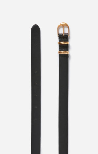 VANESSA BRUNO - Leather Belt 20mm - Noir