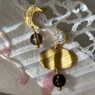 STINE A - Petit Claire de Lune Earring Mocha