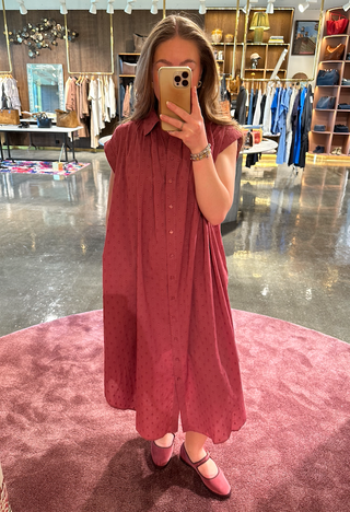 BELLEPIECE - Sardaigne Dress - Rosewood