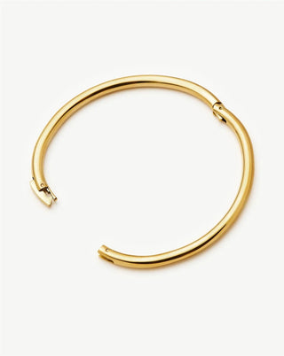 MISSOMA - Classic Round Hinged Bangle - Gold
