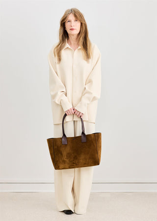 Koné - Filippo Work Mix Bag - Brandy/Dark Brown Suede