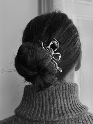 Pico Copenhagen - Petit Metallic Bow - Shiny Gold