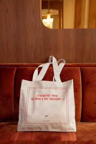 GALLIMARD - Cotton Bag - Emméne-moi au Bout du Monde!
