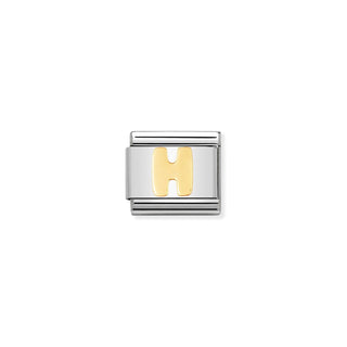 Nomination - Link LETTERS 18k gold H