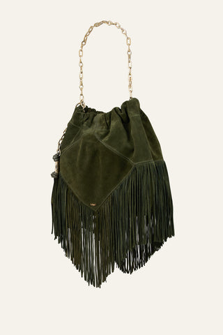 BA&SH - June Tote Fringes - Vert