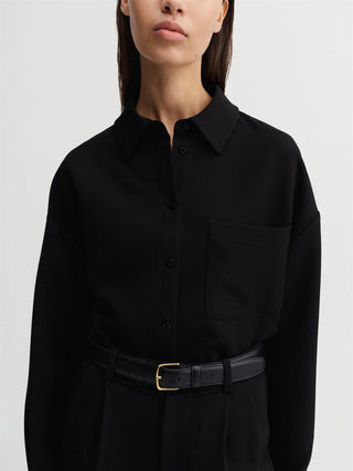 ALMADA LABEL - Finn Crepe Shirt - Black