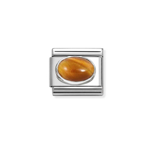 Nomination - Link HARD STONES 925 sterling silver TIGER EYE