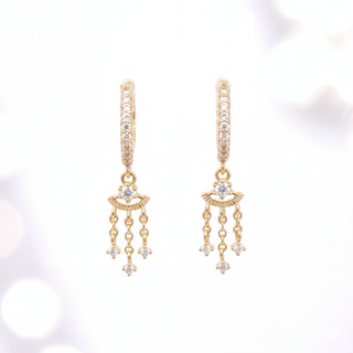 Rose Marie Paris - Hoop Scarab Chain - Gold