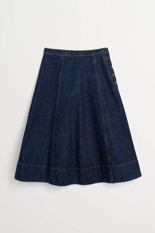 SKALL - Katinka Skirt - Indigo Blue