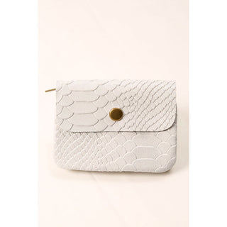 MAISON FANLI - Porte-Monnaie Petit - Snake White