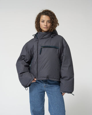 AF Agger - Organic Cotton Ribstop Puffer Jacket - Navy
