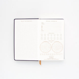 DesignWorks Ink - Bookcloth Hardcover Journal - Solar System