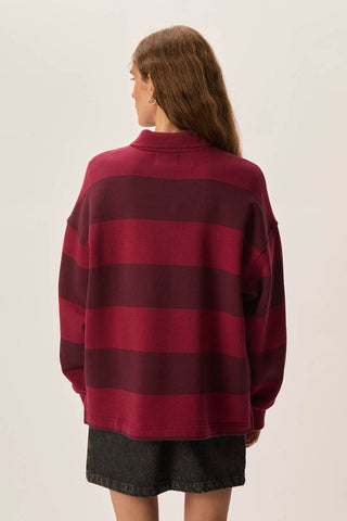 DES PETITS HAUTS - Juliana Sweatshirt - Ruby/Griotte