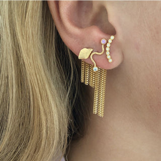 STINE A - Petit Ile De L'Amour Earring - Gold