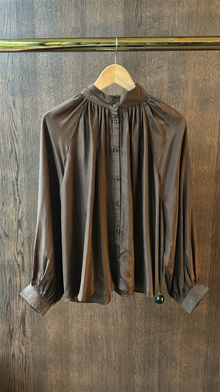 BELLEPIECE - Paxos Blouse - Wood