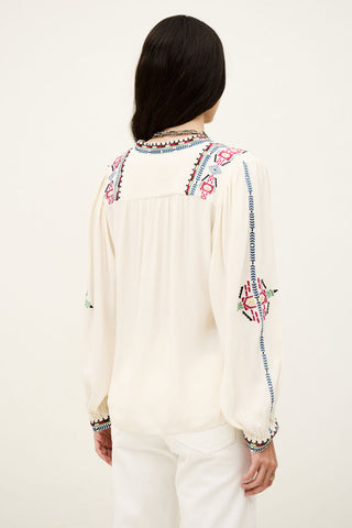 BA&SH - Tilt Blouse - Ecru