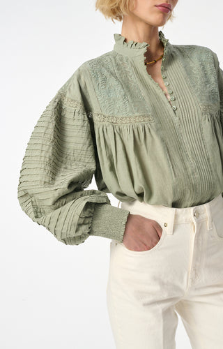 VANESSA BRUNO - Dahlia Blouse - Amande