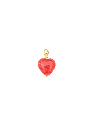 Pico Copenhagen - French Grande Heart Pendant - Red