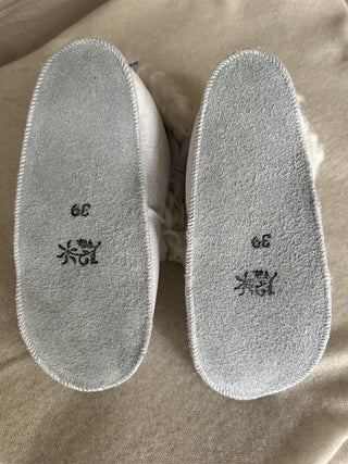 Ansarve Farm - Sheerling Slippers - White