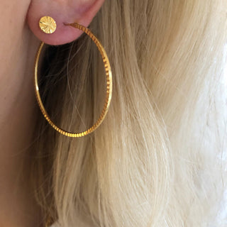 STINE A - Big Etoile Creol Earring - Gold