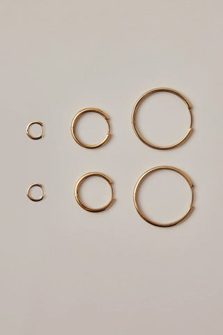 Englund1917 - Classic Gold Hoops Small