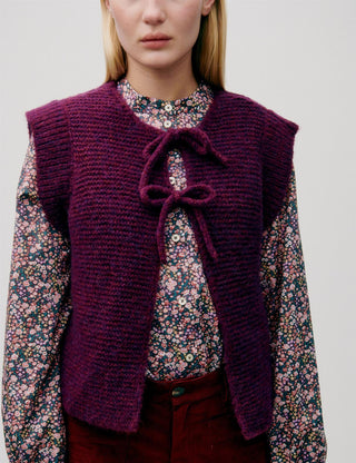 APOF - Gia Vest - Prune Purple