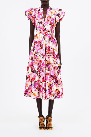 ULLA JOHNSON - Ottilie Dress - Azalea