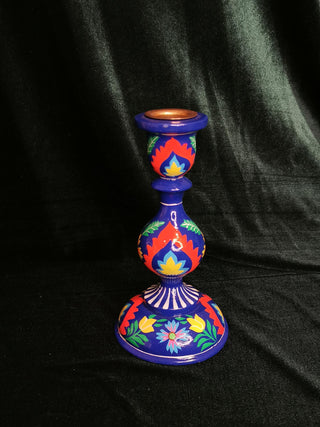 CURIOSITY LAB - Candlestick Suzani Navy Petit