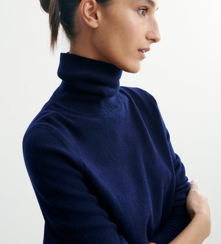 BOMPARD - Classic Turtleneck Sweater - Marine