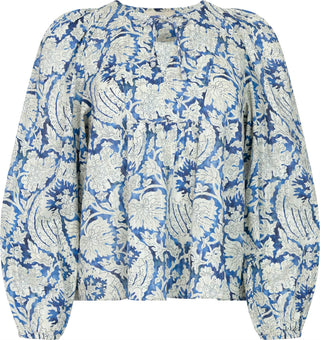 ULLA JOHNSON - Brea Blouse - Ciel