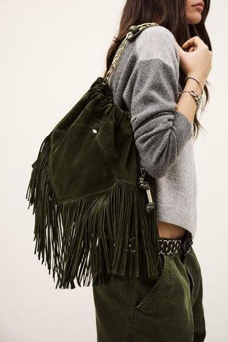 BA&SH - June Tote Fringes - Vert