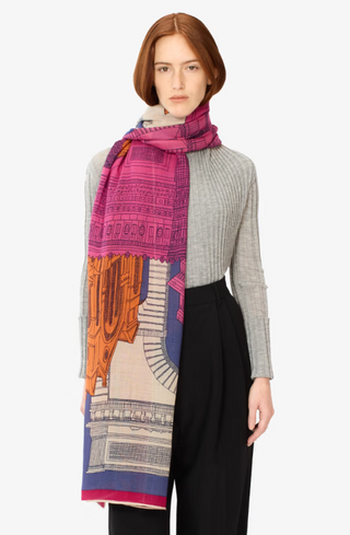 INOUI - Scarf Paris 100 - Fuchsia