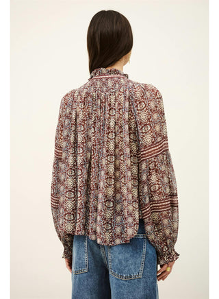 BA&SH - Denna Shirt - Burgundy