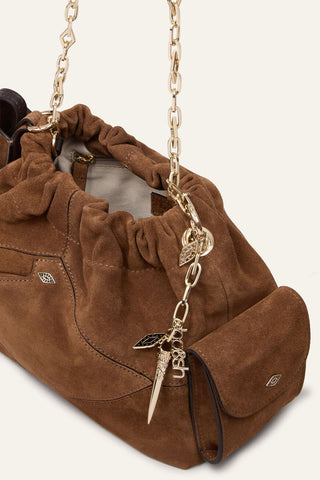 BA&SH - June Mini Tote Multipockets - Marron