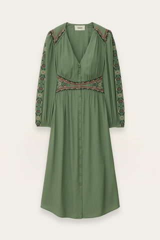 BA&SH - Tina Dress - Vert