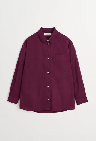 SKALL - PRE-ORDER Edgar Shirt - Aubergine