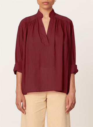 VANESSA BRUNO - Calvin Blouse - Bordeaux