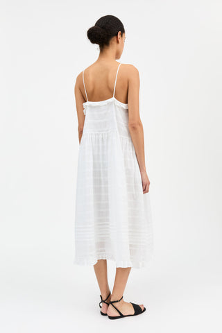 SKALL - Fiore Strap Dress - Optic White
