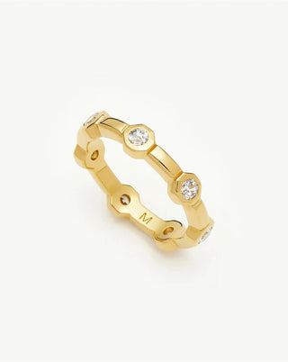MISSOMA - Lucy Williams Stackable Tennis Ring - Gold