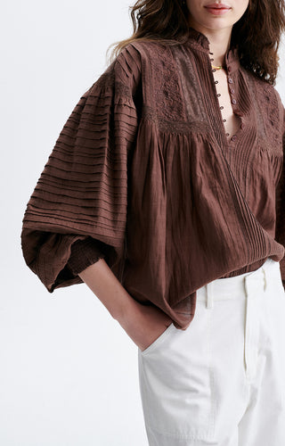 VANESSA BRUNO - Dahlia Blouse - Brown