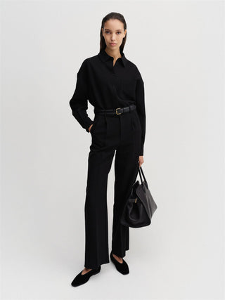 ALMADA LABEL - Finn Crepe Shirt - Black